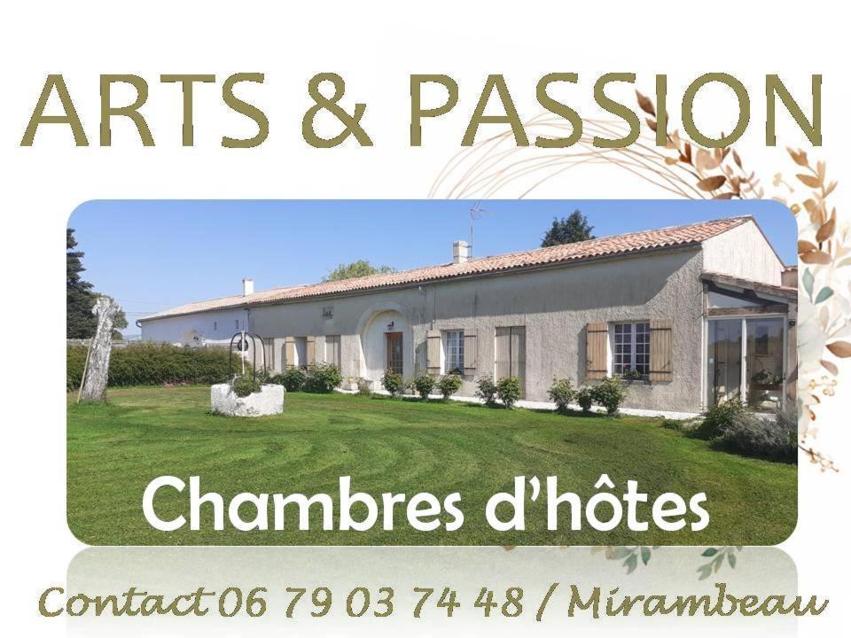 Arts & Passion Mirambeau (Charente-Maritime) Exterior foto